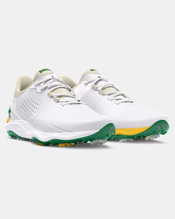 Men's UA Drive Pro LE Golf Shoes in White image number 3